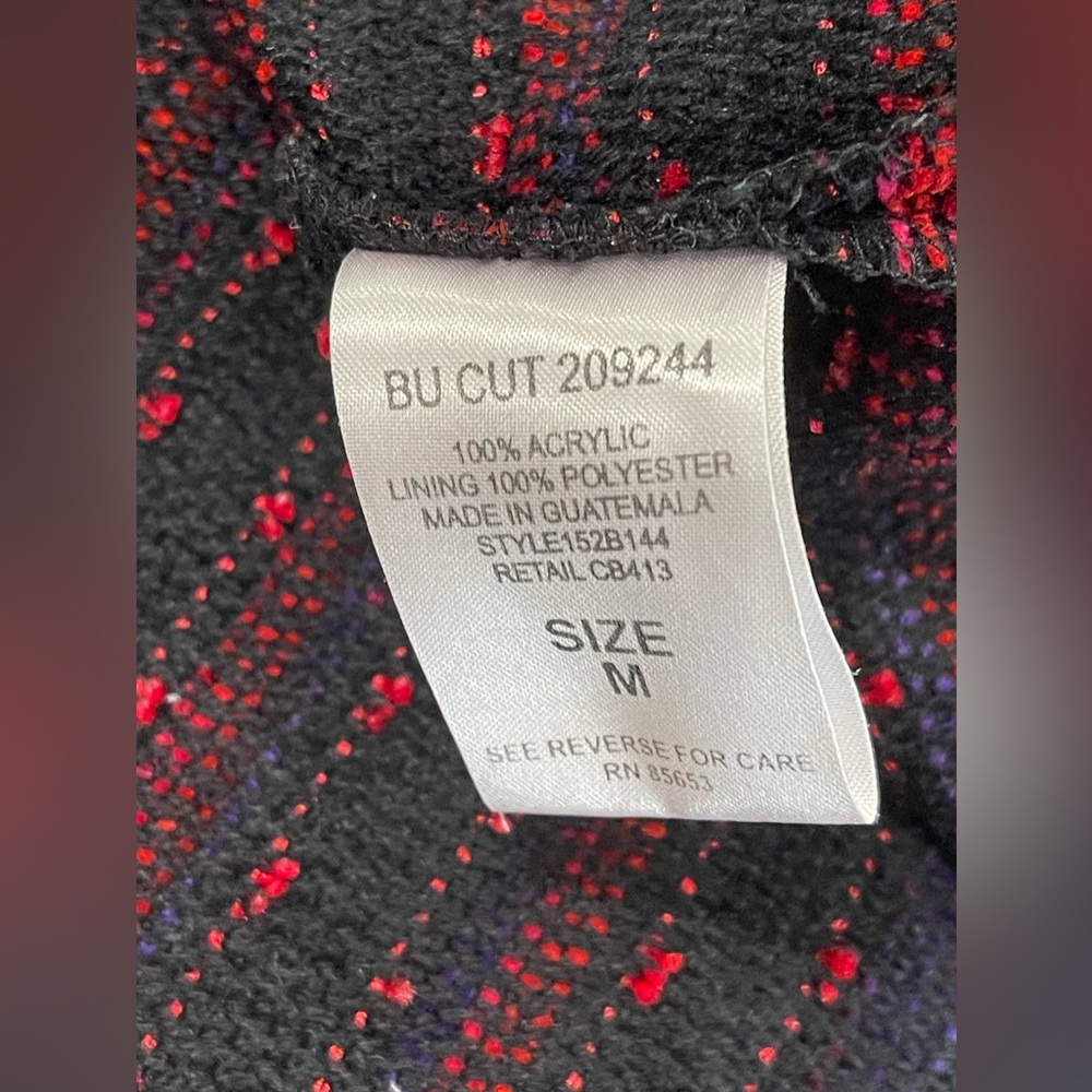 Koret Womens Long Sleeve Collared Tweed Cardigan - Picture 4 of 5